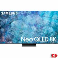 Samsung Series 9 QE75QN900AT, 190,5 cm (75"), 7680 x 4320 Pixel, Neo QLED, Smart-TV, WLAN, Silber, Edelstahl