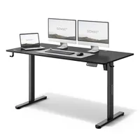 SENSE7 NOJO Computertisch Gamingtisch Schreibtisch, 140 x 70 cm, elektrische Höhenverstellung, Memory-Funktion, Kopfhörerhalter, Kabelorganisator