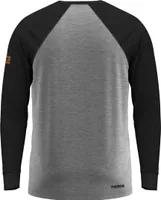 FORSBERG Raglar Longsleeve Shirt, Farbe:grau/schwarz, Größe:M