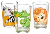 Flirt by R & B Kinder-Trinkglas "Happy Zoo" 205 ml