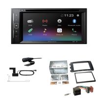 Pioneer AVH-A240DAB Autoradio Bluetooth DAB DVD USB passend für Smart ForTwo 2007-2010 schwarz