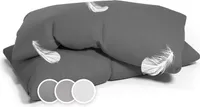 Sleepwise Weicher Kissenbezug 40 x 80, 1500TC  Getestet, 2er-Set Microfaser-Kissenbezug 40x80 cm, Flauschige Kissenbezüge Hypoallergen & Atmungsaktiv, 40x80cm Kissenbezug mit Reißverschluss