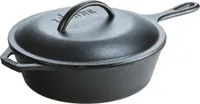 Gusspfanne Ø 26 cm mit DECKEL Bratpfanne GUSSEISEN Induktion LODGE Cast Iron