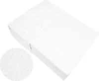 Prostěradlo s gumou, froté, silné 200x220 Bílá