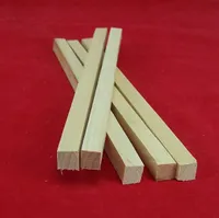 5 St 1x1x25 cm (1,99 EUR/Meter) Kanthölzer Lindenholz zum Krippenbau.