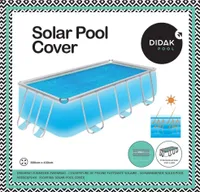 Didak Isolierblasenfolie - 956 x 488 cm Solarabdeckung Rechteckiger Pool