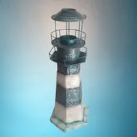 Deko Modell Leuchtturm Insel Neuwerk 11 cm 