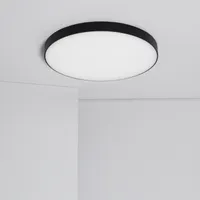LED-Deckenleuchte Aussen 24W Rund Ø220 mm Dimmbar Schwarz