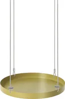 Esschert Design Hängetablett Rund Golden L
