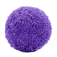 Künstliche Buchsbaumkugel, Dekokugel Kunstpflanze, Buchsbaum künstlich, groß - TOPIORB Lila 28 cm