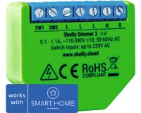 Shelly Dimmer2 Steuereinsatz WiFi Smart unterputz - Kompatibel mit Smart Home by hornbach