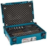 Makita B-69478 65-teilig - Bohrer & Bit-Set - blau/silber