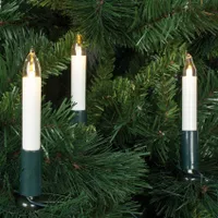 Rotpfeil LED-Lichterkette 15er innen LED-Schaftlampen E 10, warmweiß