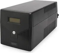 Zasilacz awaryjny UPS Line-Ineractive LCD, 2000VA/1200W, 2x12V/9Ah, AVR, 4xSCHUKO, USB, RS232, RJ45