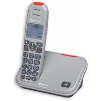 amplicomms PowerTel 2700 Schnurloses Seniorentelefon LC-Display Grau