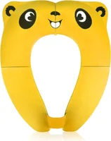 Baby-Toilettensitz, faltbar, für Kinder, Toilettensitz, tragbar, für Jungen und Mädchen, mit 8 rutschfesten Pads und 1 Tragetasche,Gelb