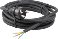 as-Schwabe Gummi-Anschlussleitung 3m abgemantelt Schuko 230V 16A 3G1,0 IP44
