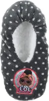 L.O.L. Surprise! Winter Mädchen Hausschuhe Pantoffeln Fleece Warm gefüttert, Farbe:Grau, Größe:25/26 EU