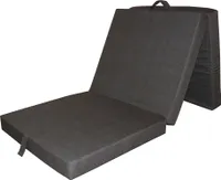 Vitalispa skladací matrac, 190 x 70 cm, antracit