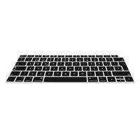 kwmobile Silikon Tastaturschutz QWERTY (Spanien) kompatibel mit Apple MacBook Air 13" 2018 2019 2020 A1932 - in Schwarz