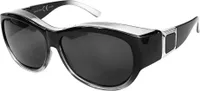 Polarisierte Überzieh Sonnenbrille Überziehbrille Überbrille 5035 schwarz