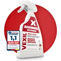 VEXIL Profi Schimmelentferner für Wand, Bad, Fliesen, Fugen & mehr – mit AKTIV-CHLOR und HAFTEFFEKT – Extra starkes Schimmelspray –  Germany
