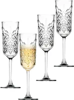 PASABAHCE 440356 Nadčasová sklenice na šampaňské Sada 4 sklenic na šampaňské 175 ml