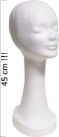 FP - Styroporkopf extra hoch ca. 45 cm! - TOP Marken-Qualität  (weiss)