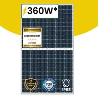 4x 360W Solarpanel Monokristalline PERC Photovoltaik Solarmodul