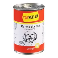 TOPSELLER Hundefutter mit Geflügel 415g