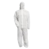 PP-Overall Maleranzug Schutzanzug für Kleidung mit Reißverschluss weiß 