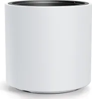 Prosperplast Heos Collection 46.8x46.8x45 Cm Blumentopf Silber  Silber One Size