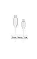 MediaRange Lade- u. Datenkabel USB-C auf Lightning  1m weiß