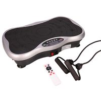 Crenex Vibrationsplatte Slim + Fernbedienung + Trainingsbänder Fitness Traininsgerät