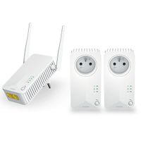 Powerline WiFi 600 Triple Pack V2 600 Mbit/S Ethernet Blanco 3 Pieza (S)