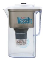 AcalaQuell Wassetto® Kannen Wasserfilter in weiß, inkl. 1x Filterkartusche und 1x Mikroschwamm