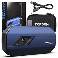 TOPDON TC001 Wärmebildkamera für Android, 256 x 192 thermische Auflösung, Temperaturbereich: –20 °C bis +550 °C, für Smartphones und Tablets(nicht für iOS)