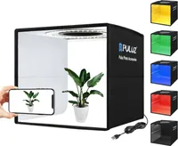 Softbox Set - Tragbare Faltbare Fotolichtmodifikatorzeltbox mit 12 Farben Hintergrund, ideal für Produktfotografie
