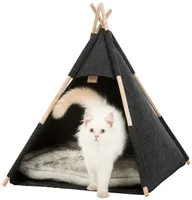 Trixie Jeskyňka TIPI, 55 x 65 x 55 cm, plsť, antracit