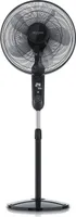 Brandson Standventilator 45,5cm Ø, DC, leise, Fernbedienung, energiesparend, Oszillation, 25 Stufen, schwarz