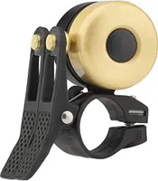 ROCKBROS Mini Fahrradglocken Fahrrad Klingel Rennrad 21-23mm Doppelglocke Schwarz gold