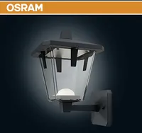 Osram LED Wandleuchte Außen Endura Style Lantern Classic Up dunkelgrau 10W warmweiß IP44