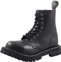 Steel - Full Black, 8-Loch Boots