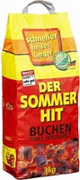 Profagus Buchen Grill-Holzkohle der Sommer Hit 3 kg