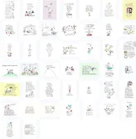Postkarte Karindrawings "Komplett-Set "Karindrawings""
