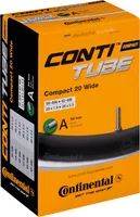 Continental Schlauch Conti Tube Compact 20 Wide Autoventil Schrader Ventil 34 mm