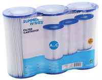 Summer Waves Pool Ersatz Filterpatrone Filterkartusche Größe A/C im 3er Pack