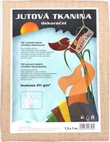 Dekoratívna jutová tkanina prírodná 1,3x1m