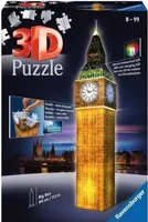 RAVENSBURGER Svítící 3D puzzle Noční edice Big Ben 216 dílků