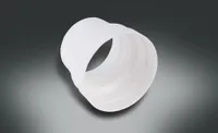 Rotheigner Rundrohr-Reduzierstück weiß 150 mm / 125 mm